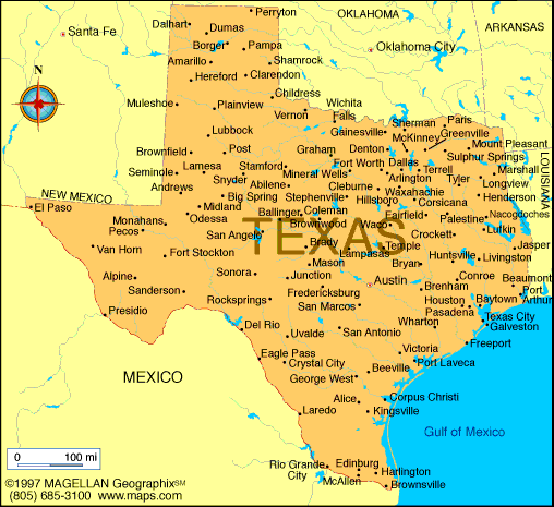 San Angelo Texas Map 2238